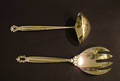 112152 GEORG JENSEN STERLING SERVING FORK  LADLE