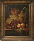 112135 CHARLES THOMAS BALE OIL ON CANVAS STILL LIFE