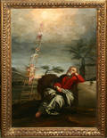 112129 EUROPEAN OIL ON CANVAS JACOBS LADDER