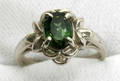 110198 TOURMALINE  WHITE GOLD RING