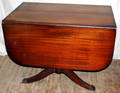 100103 MAHOGANY DROP LEAF DINING ROOM TABLE