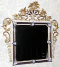 092132 GERMAN PORCELAIN WALL MIRROR