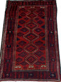 12199 BALUCHISTAN HANDWOVEN WOOL RUG 6 5x3 5