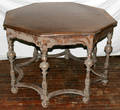 10162 WILLIAM  MARY STYLE WALNUT TABLE H 30 W 47