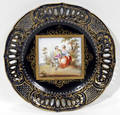 121277 VIENNESE PORCELAIN PLATE DIA 9 14