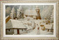 120263 PRZESTARISKI OIL ON CANVAS WINTER SCENE