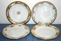 120253 NIPPON PAINTED PORCELAIN PLATES 12 DIA 9