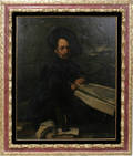112195 OIL ON CANVAS PORTRAIT OF SPANISH NOBLEMAN