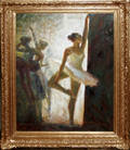 112166 OIL ON CANVAS BALLERINAS