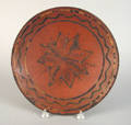 Pennsylvania or Maryland redware charger 19th c