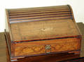 102288 ANTIQUE ENGLISH LADYS TAMBOUR WRITING DESK