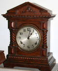 100144 GILBERT CO CONN OAK MANTEL CLOCK