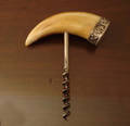 092156 ANIMAL TOOTH STERLING SILVER CORKSCREW
