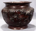 091189 JAPANESE BRONZE PLANTER