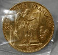 090207 FRENCH GOLD COIN 20 FRANCS 1876