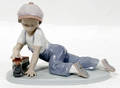 11273 LLADRO PORCELAIN YOUNG BOY W TRAIN L 725