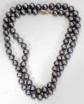 10208 758MM FRESH WATER GRAY PEARL NECKLACE