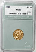 120292 US GOLD 250 INDIAN HEAD 1929 MS63 NTC