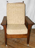 111396 ROYAL CHAIR CO OAK MORRIS CHAIR