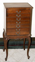 101323 FRENCH STYLE MAHOGANY SEMANIER