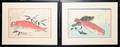 092203 JAPANESE WOODBLOCK PRINT FISH 19TH C