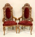 Pair of Carved Armchairs