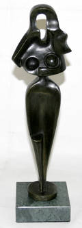 122334 AFTER ARCHIPENKO BRONZE SCULPTURE ABSTRACT
