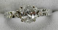 112260 WHITE GOLD LADYS DIAMOND RING