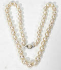 102368 PEARL NECKLACE W WHITE GOLD CLASP