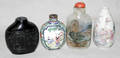 101367 CHINESE ENAMEL PORCELAIN AGATE SNUFF BOTTLES