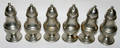 100251 MAYFLOWER MFG CO PEWTER SALT  PEPPER SHAKERS