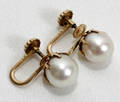 092246 CULTURED PEARL EARRINGS