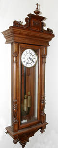 091281 VIENNESE WALNUT REGULATOR CLOCK