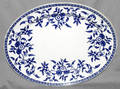 090281 WEDGWOOD PORCELAIN BLUE  WHITE PLATTER