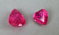 Unset pear cut ruby