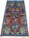 092248 PERSIAN SIGNED PALACE RUG 65x37