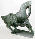 11355 CHINESE SERPENTINE TANG STYLE HORSE H 16