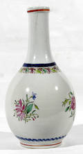 122393 CHINESE EXPORT PORCELAIN BOTTLE H 10 12