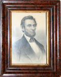 120369 PERIOD ENGRAVING OF ABRAHAM LINCOLN