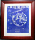 120366 BING CROSBY SIGNED ILL BE HOME FOR CHRISTMAS
