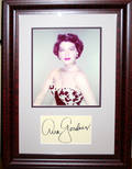 120364 AUTOGRAPH OF AVA GARDNER W PHOTOGRAPH