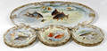 111499 DRESDEN HANDPAINTED PORCELAIN FISH SET
