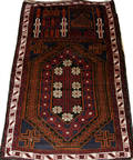 110351 BELUCHISTAN WOOL PRAYER RUG