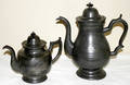 101426 AMERICAN PEWTER TEAPOT  COFFEE POT