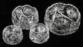 100272 FOUR CUT GLASS BOWLS