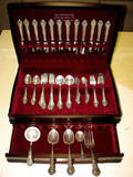092257 ROGERS OLD CHARLESTON STERLING SILVER FLATWARE