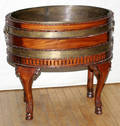 090295 GEORGIAN STYLE MAHOGANY WINE COOLER