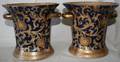 092278 CHINESE URNS TWO  CENTERPIECE H73  6