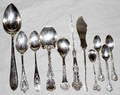 11364 WALLACE WHITING GORHAM SILVER  PLATE SPOONS