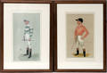 121443 WOODBURN SPY PRINT LITHOGRAPHS JOCKEYS